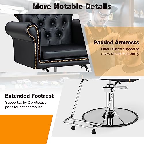 GOFLAME-Salon-Chair-Adjustable-Swivel-Barber-Chair-with-Heavy-Duty-Hydraulic-Pump-Spa-Beauty-Equipment-Button-Tufted-Hair-Styling-Chair-for-Barber-Shop-Black