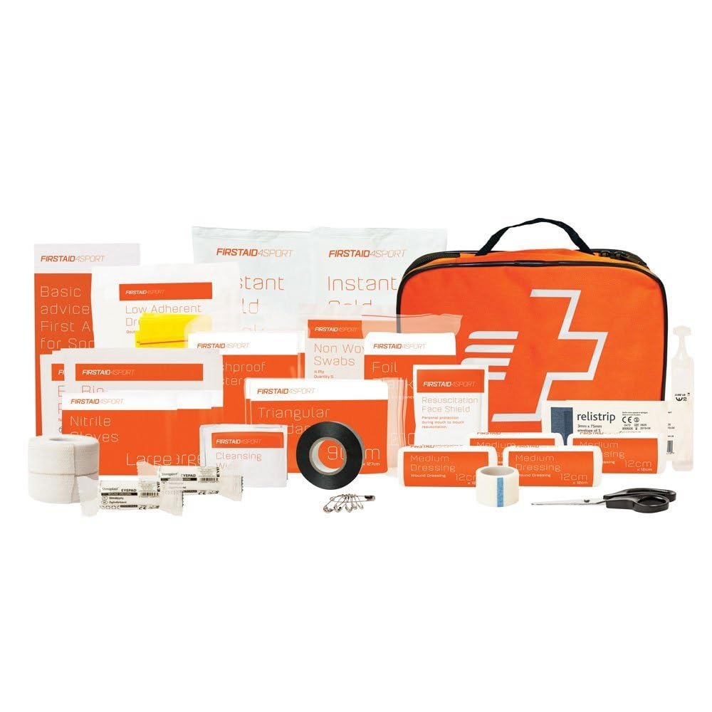 FirstAid4Sport Rugby First Aid Kit - Essential - Compact and Reliable for Minor Injuries