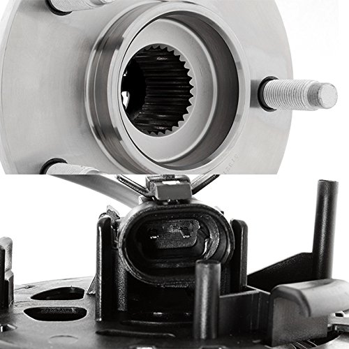 AKKON - for Cobalt Malibu HHR | Pontiac G6 | Saturn Aura Set of 2 Front Wheel Hub & Bearing + ABS & Lugs 513214
