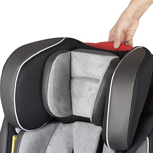 Evenflo Symphony Elite All-In-One Convertible Car Seat, 5-Point Infinite Slide Harness, Easy to Install, Forward / Rear Facing, Booster Seat, 110-lb Capacity, Multiple-Position Recline, Paramount Gray - Thumbnail 7