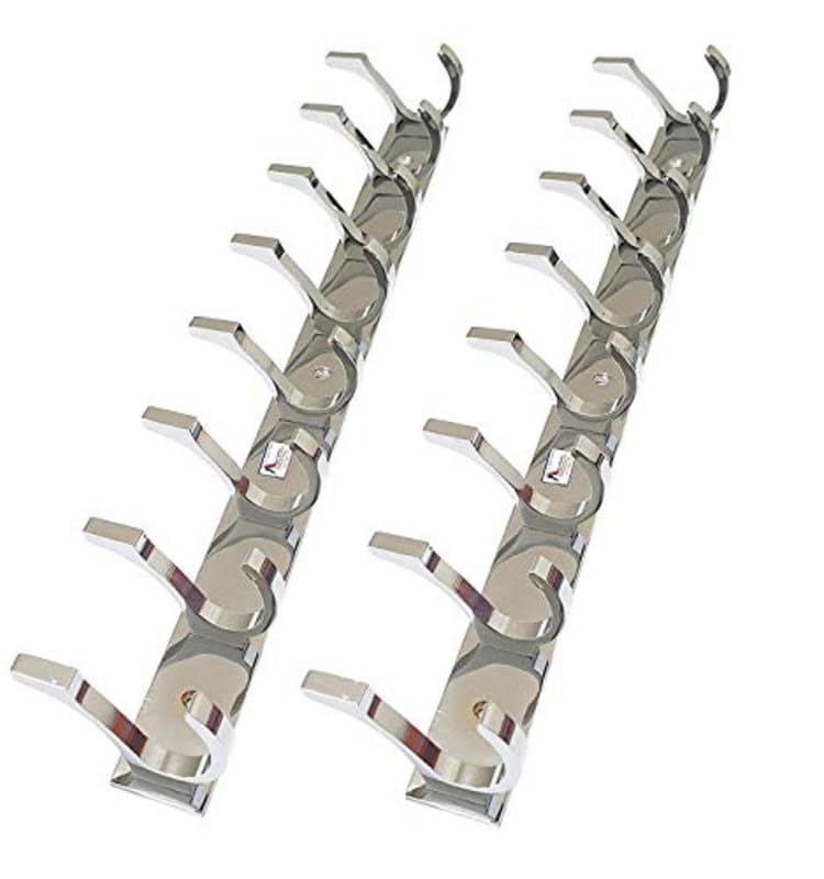 REDON 8 Pin Heavy Duty Cloth Hooks for Door, Wall Hanger for Clothes,Bathroom Hangers and Kitchen Hangers | Chrome Finish (Pack of 2)-picture-15