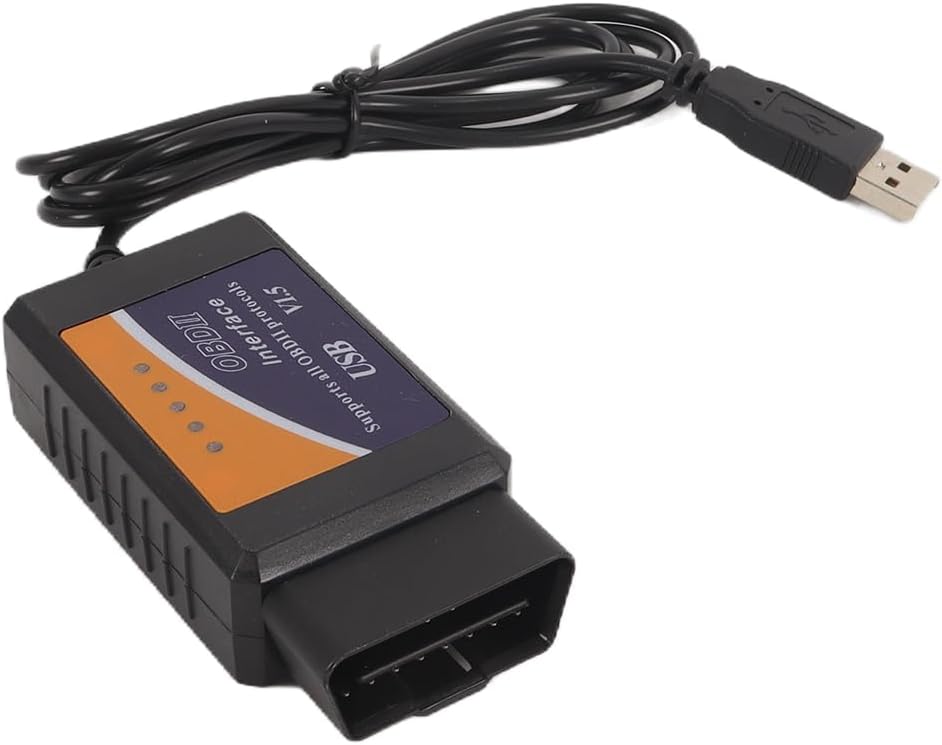 Adapter USB Scanner OBDII with MS CAN, HS CAN Switch, OBDII Code Reader Diagnostic Scan Tool for Car Diagnostic Interface Car Error image 2