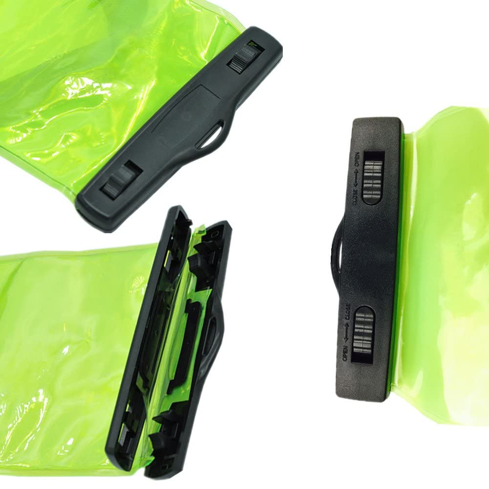 Lsgoodcare 5pcs Radio Portable étui imperméable Pochette Housse Vert Compatible with Motorola Kenwood Midland UV-3R UV-5R PX-888 Radio bidirectionnelle