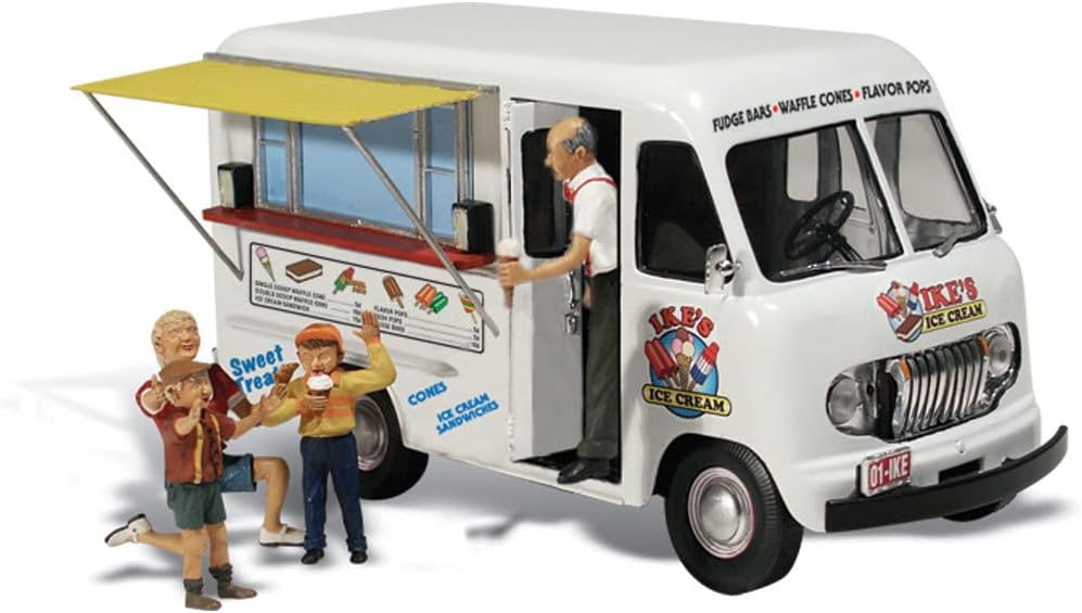 Woodland Scenics Ike's Ice Cream Truck N Scale WOOAS5338