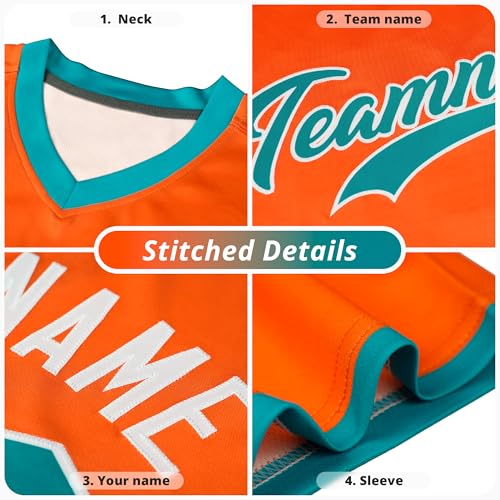 Custom Baseball Jersey Stitched/Printed Personalized Team Name Number Hip Hop Athletic V-Neck Shirts for Men Women Boy miniatura 3
