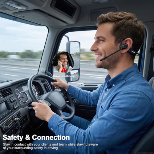 Open Ear Trucker Bluetooth Headset
