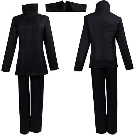 Satoru Gojo Costume Cosplay Outfit for Japanese Anime Enthusiasts