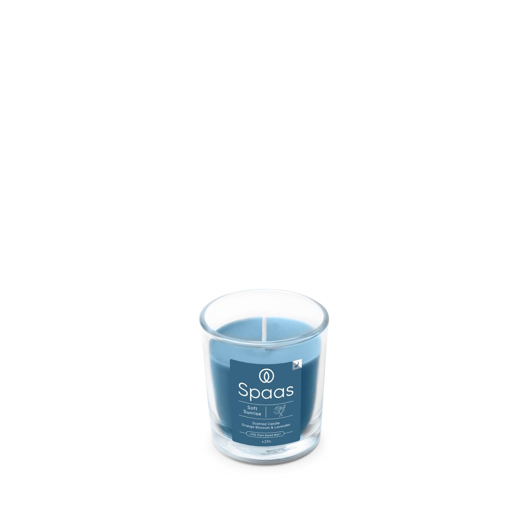 Spaas Scented Candle 25h, Soft Sunrise, Blue