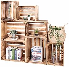 LAUBLUST Vintage Holzkisten 7er Set...