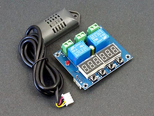 e-infinity DC 12V XH-M452 Temperature and Humidity Controller Module Digital Display High Accuracy Dual Output Automatic Constant Temperature and Humidity Control Board (1)-image-14