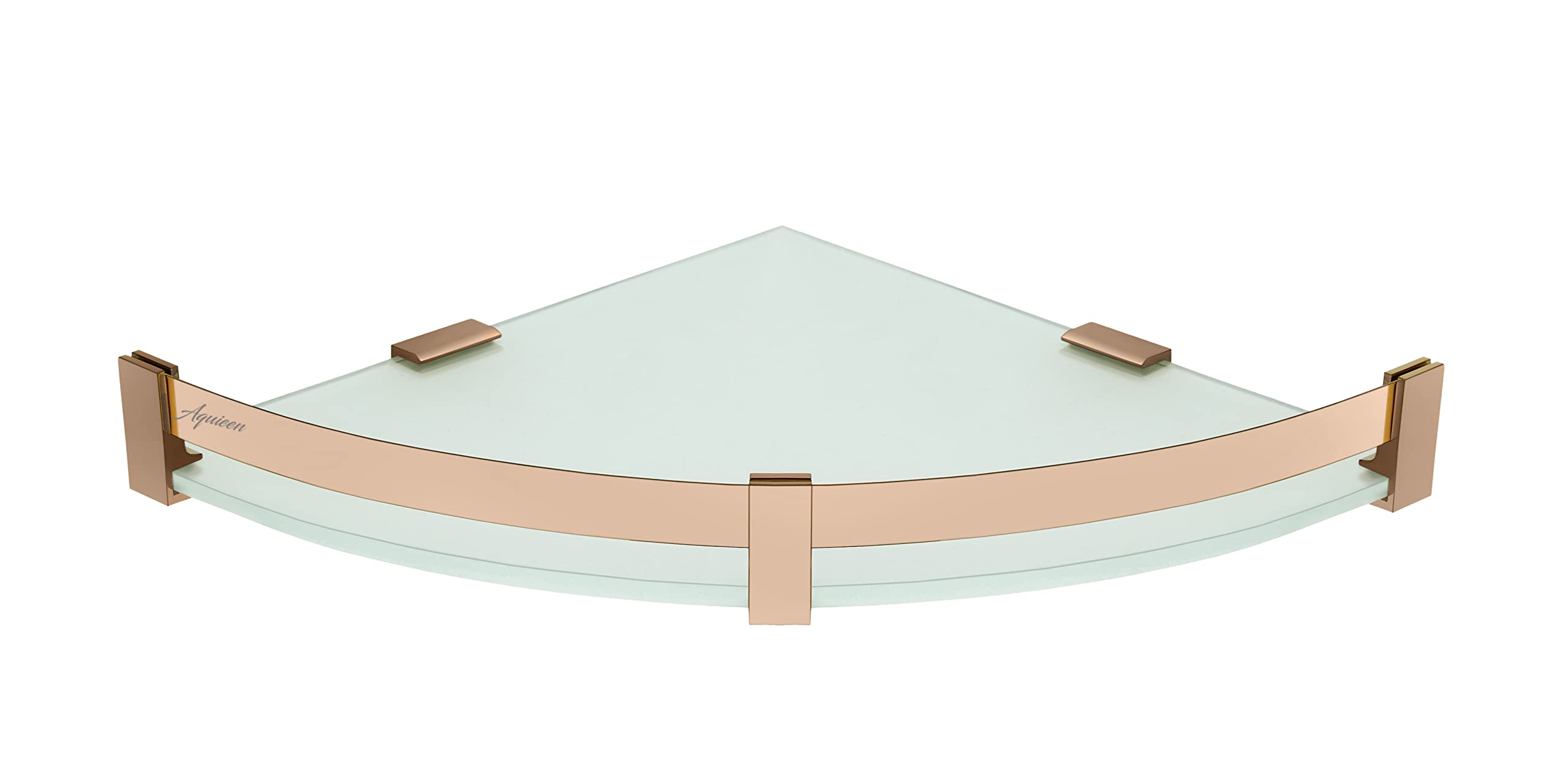 Aquieen Wall Mounted Corner Shelf for Bathroom/Kitchen PVD Rose Gold (9 x 9) (B0BYXWJQ2R) Amazon Price History, Amazon Price Tracker