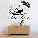 YINSHENG Stickers muraux Barbershop Hommes Barbe Coiffure Salon Mur Fenêtre Stickers Mode Coiffeur Barber Ciseaux Stickers Muraux Vinyle Papier Peint Amovible 68X56 CM