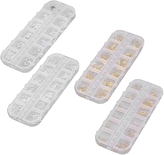 FRCOLOR Adesivos De Unhas 4 Caixas De Adesivos De Arte Para Unhas Adesivos Para Unhas De Meninas Decalques De Arte Para Unhas Esmalte De Pérola Brocas De Cola Adesivo De Arte Para Unhas