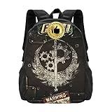 Zaied Cartoon Backpack Women Men Game Laptop Backpack Cartoon Backpack Funny Large-Capacity Casual Daypack Outdoor Travel Backpack Gun Battle Game Fan Gifts