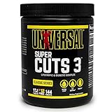 Universal Nutrition Super CUTS 3 130 TABS, 144 Count (Pack of 1)