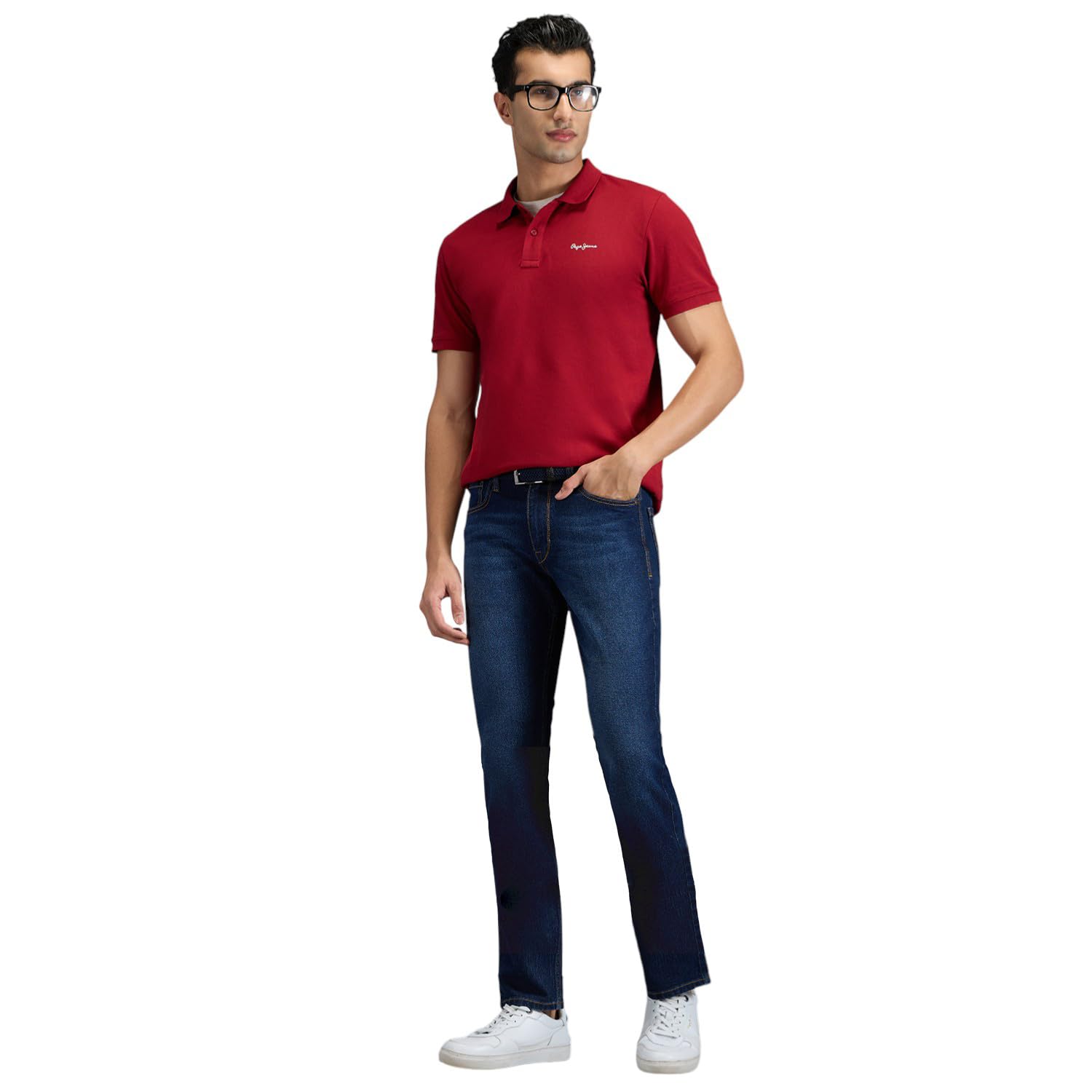 Pepe Jeans Men's Jeans | Straight Fit | Stretchable in neutral