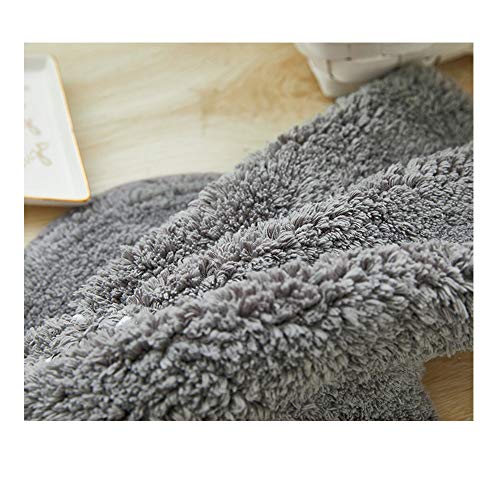 Tapis de bain chenille 100% coton lavable en machine 50x70 cm - 5