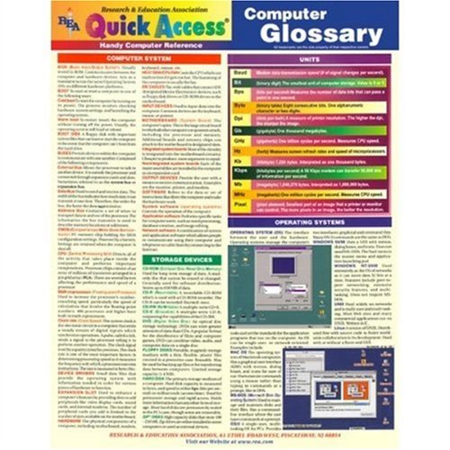 Computer Glossary Quick Access (Quick Access Reference Charts ...