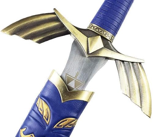 Miniatura 5 de Legend of Zelda Full Tang Master Sword Skyward edición limitada réplica de lujo. para colección y cosplay