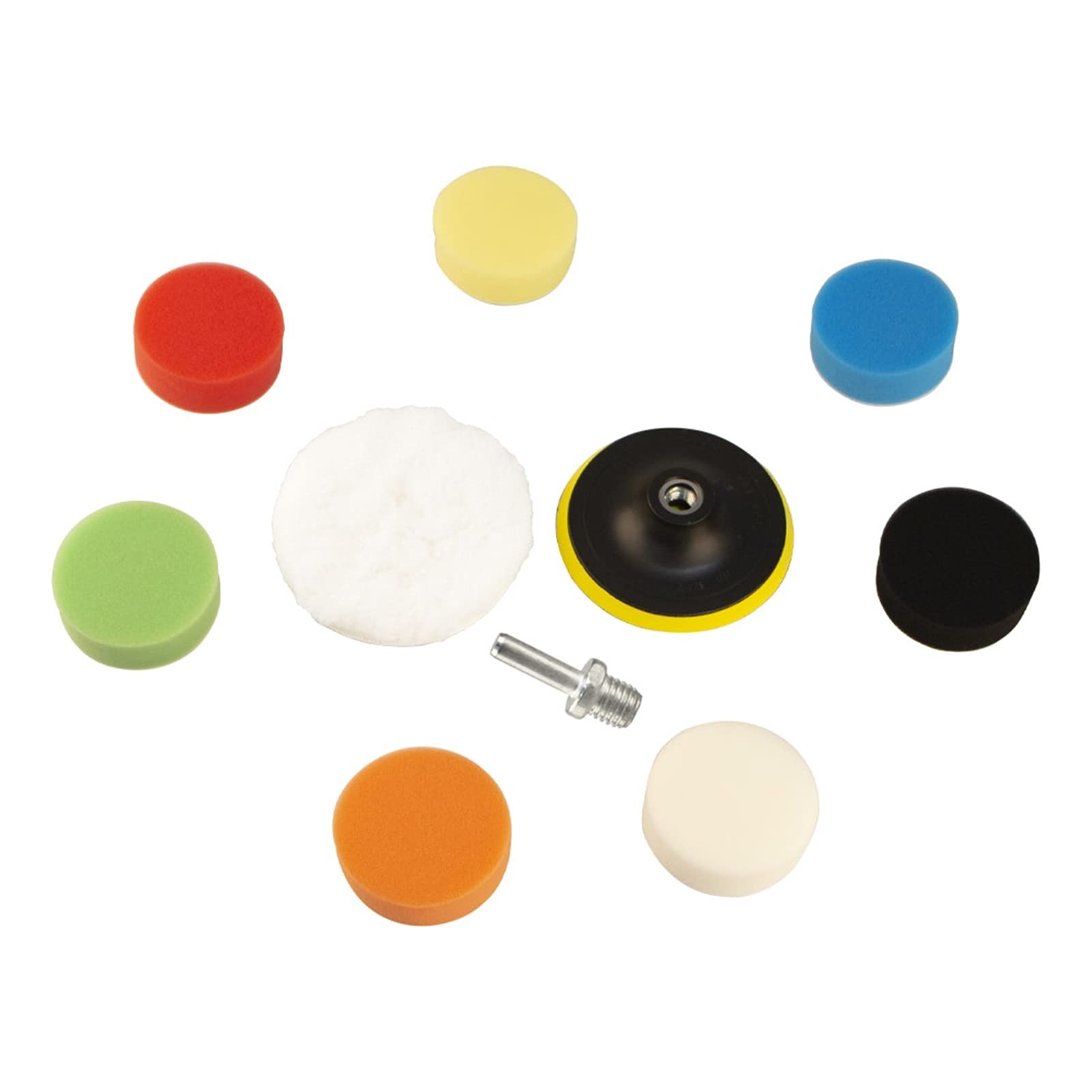 24 SZTUK/zestaw Pad Buffing Kit do polerowania samochodowego M14 NIT ARARASIVE Narzędzia