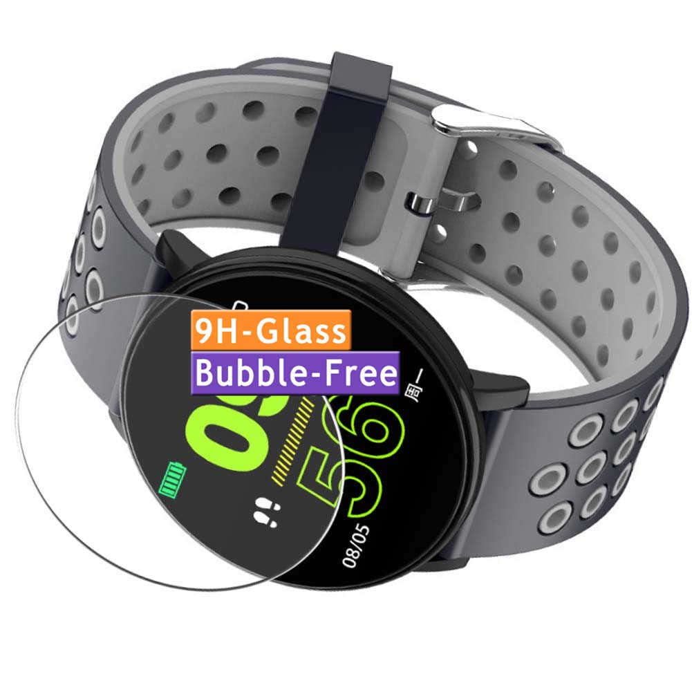 VaxsonVaxson 3-Pack Tempered Glass Screen Protector, compatible with Smartwatch Smart Watch H18, 9H Protective Guard Film Protectors New