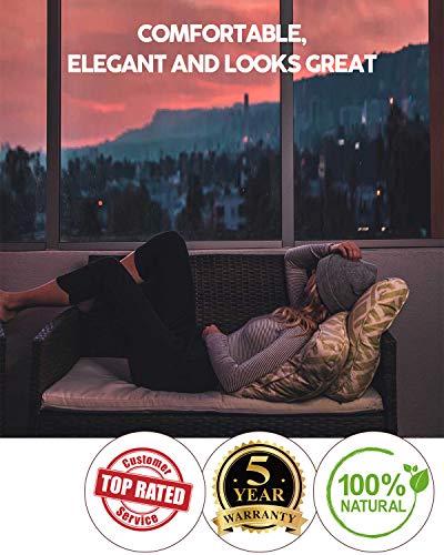 image for MIERES Patio Furniture Sets 4 Pieces-Sturdy Wicker Outdoor Indoor Conv