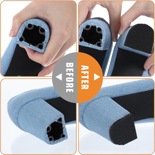 Image of High Heels Patches, Rubber Boot Replacement Square Sole Repair Tips Anti Caps Tread Pad Non Slip Protectors