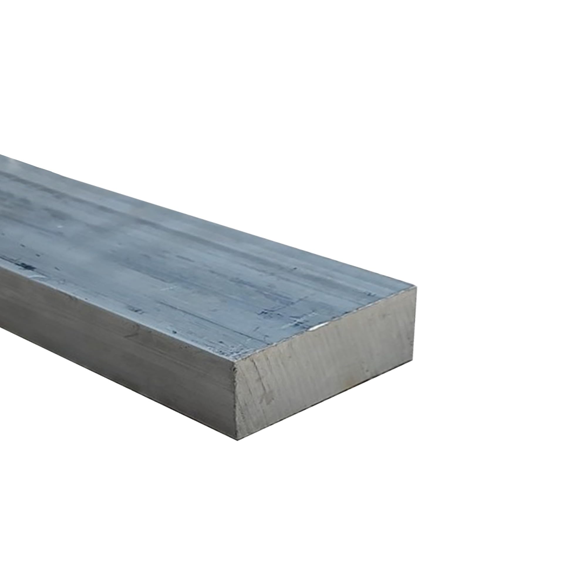 Barra plana de aluminio EN AW 2017A/2007 (duro) 60x20 mm de 1000 mm (100 cm) de longitud