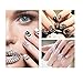 Yuccer Pegatinas de Diamantes de Imitación, Tatuajes Temporales de Gemas Cara y...