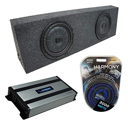 Harmony Audio Universal Regular Standard Cab Truck Kicker Bundle CompVT CVT10 Dual 10