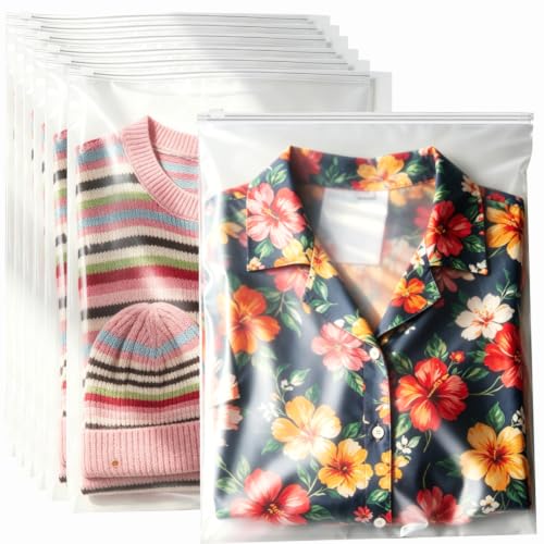 Zip Lock Bags 20Pcs 40x30cm Clothes Bags Hospital Bag Organiser Pouches