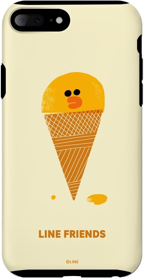 LINE FRIENDS KCL-DSA003 iPhone 8 Plus Case/iPhone 7 Plus Case, Theme, Saree iPhone Cover, 5.8 Inches