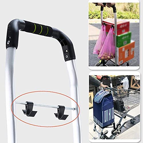 SENWEI Multifunktions-Einkaufstrolley, Küchenaufbewahrung, Mehrzweckwagen, rostfrei, Aluminiumlegierung, faltbar… – Bild 7