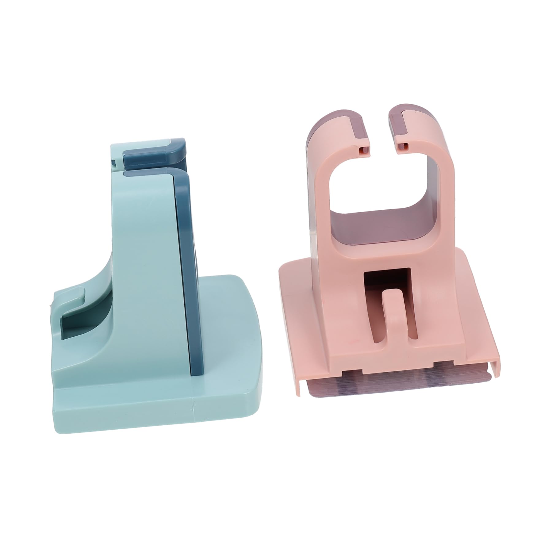 Beavorty 2pcs Blow Dryer Holders Wall-mounted Hair Dryer Rack No Drilling for Marble Tile Glass Metal Plastic Lacquer Plate Wood Stylish Design