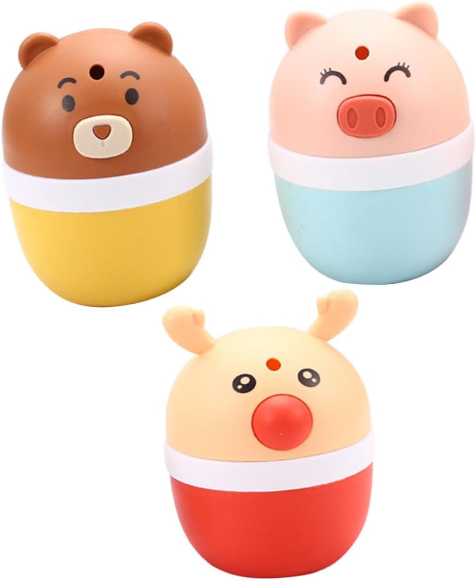 VANZACK 3Pcs Automatic Push-type Toothpick Storage Boxes Cute Toothpick Holders for Kitchen Restaurant Home Decor Practical and Dustproof Organizer