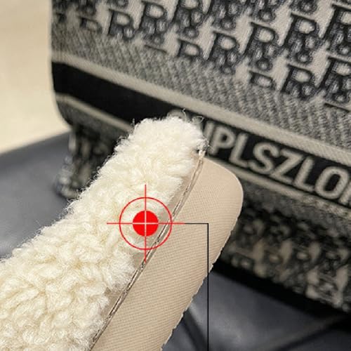 Premium Comfort Closed Back Cute Rabbit Bow Women's Fuzzy House Slippers Indoor Soft Warm Kawaii Shoes3