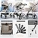 Infant Toddler Baby Stroller Carriage - Cynebaby Compact Pram Strollers add Tray (Khaki)