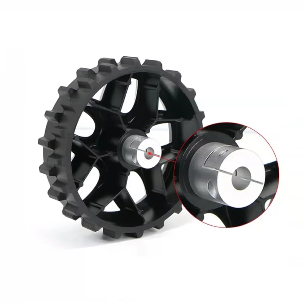 Rueda de goma profesional para robot cortacésped