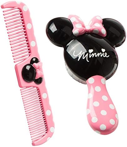 Disney Baby Minnie Hair Brush and Wide Tooth Comb Set