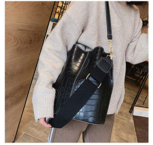 Image of Women Hobo Shoulder Bag, Crocodile Pattern Handbags Large Capacity Crossbody Bag