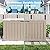 Vixzen 75 Gallon Resin Deck Box with wheels,Lockable Outdoor Storage Box for Patio Cushions Storage Furniture,Garden Tools,Weatherproof and UV Resistant- Grey
