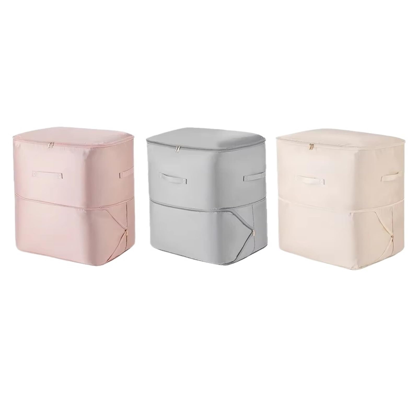 Packwürfel Großer Kompressionsbeutel for Steppdecken, Kleidung, Schrank, Organizer, Aufbewahrungstasche, äußerst platzsparend, selbstkomprimierender(XL-3PCS)