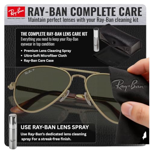 Image of Ray-Ban RB3925 AVIATOR MAX Pilot Sunglasses with Official Eyewear Kit