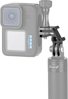 HSU Aluminum Cold Shoe Mount Adapter, 1/4-20 Screw Hole Tripod Mount Adapter for GoPro Hero 12/11/10/9/8/7/6, DJI Osmo Action AKASO Action Camera and More