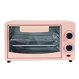 Kitchen Mini 12L Electric Countertop Toaster Oven, Timer & Adjustable Temperature, Bake, Broil