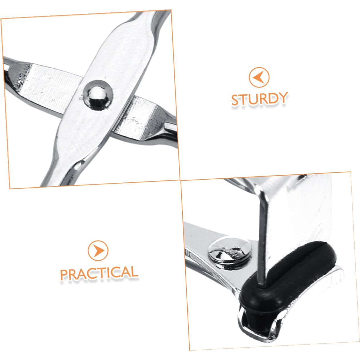 PRETYZOOM Piegaciglia in Acciaio Inox, Clip Per Arricciare Ciglia Portatile, Strumento Pratico Per Trucco Quotidiano e Feste, Adatto a Ciglia Naturali e Finte Per Donne