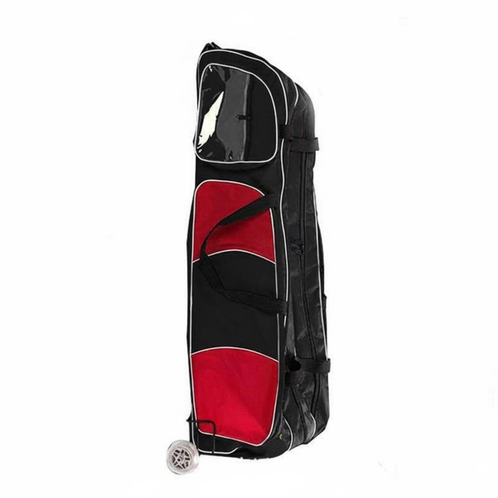 Fencing Gear Case Valigia da Scherma Carrello Borsa Porta Attrezzatura Custodia Tessuto Oxford con Telaio Metallico E Base in Legno Ruote Oversize