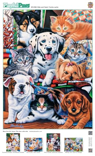 MasterPieces Rompecabezas de 300 Piezas EZ Grip - Hide and Seek - 18"x24" miniatura 4