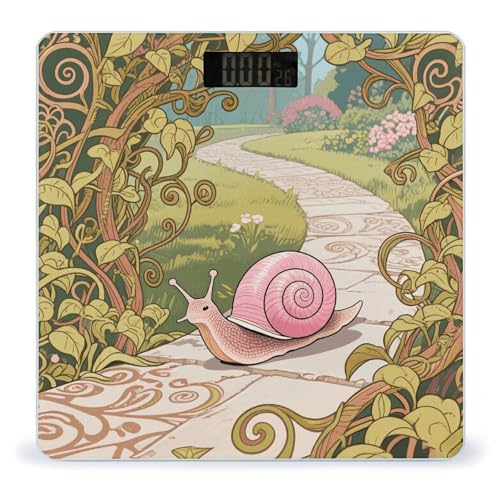 Báscula digital de baño Snail Art Nouveau 400 lb miniatura 1