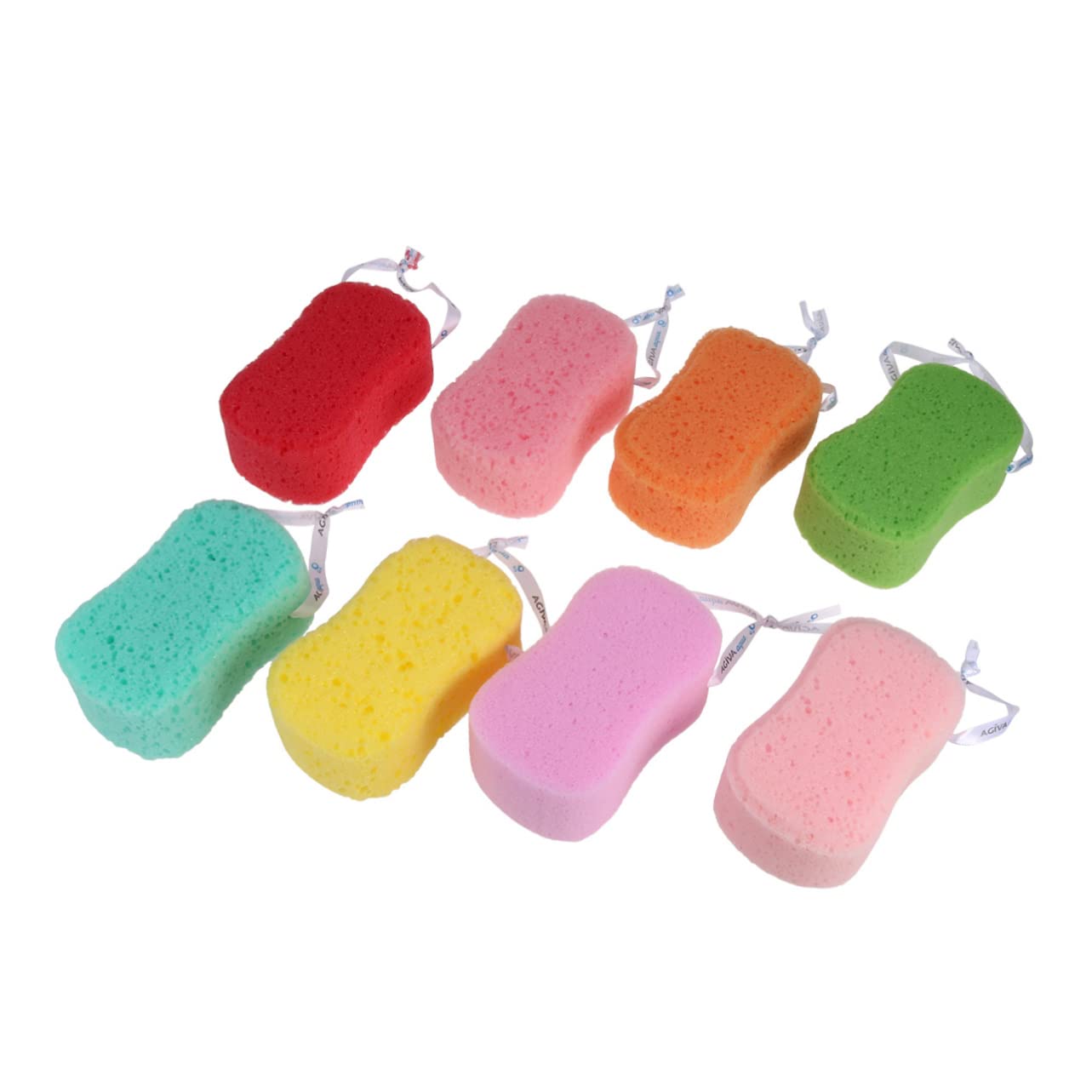 Healvian 24 Piezas Esponja De Baño Lazos De Alegría Esponja De Ducha Corporal Esponjas De Baño De Lufa Niños Esponja Exfoliante Esponjas De Baño Para Mujer Bath Bebe Perder Tina Familiar